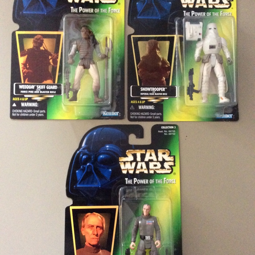 Kenner Star Wars Collection 3 lot of 3